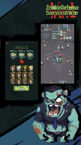 Zombie Defense: Survival War - عکس بازی موبایلی اندروید