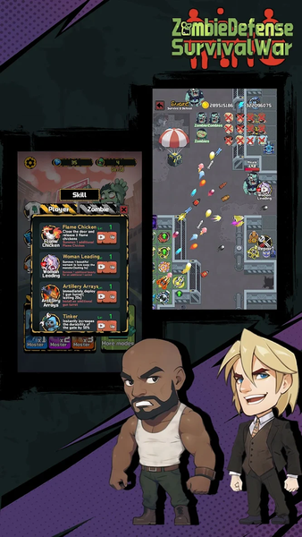 Zombie Defense: Survival War - عکس بازی موبایلی اندروید