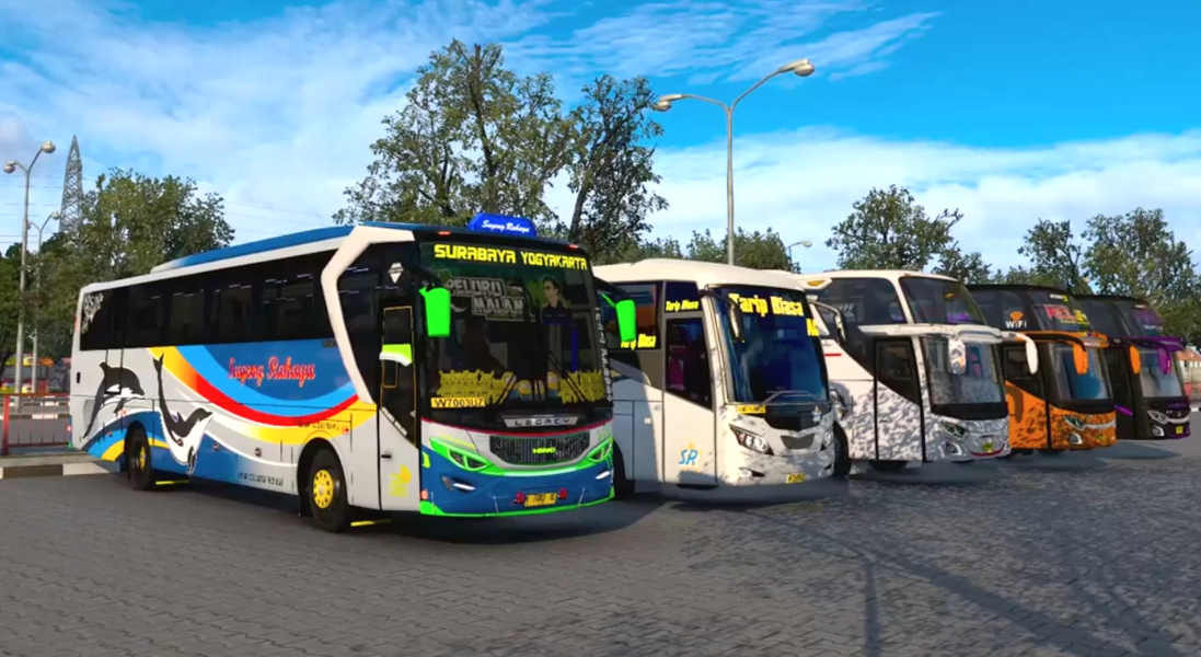 Bus Basuri Nusantara Simulator - عکس بازی موبایلی اندروید