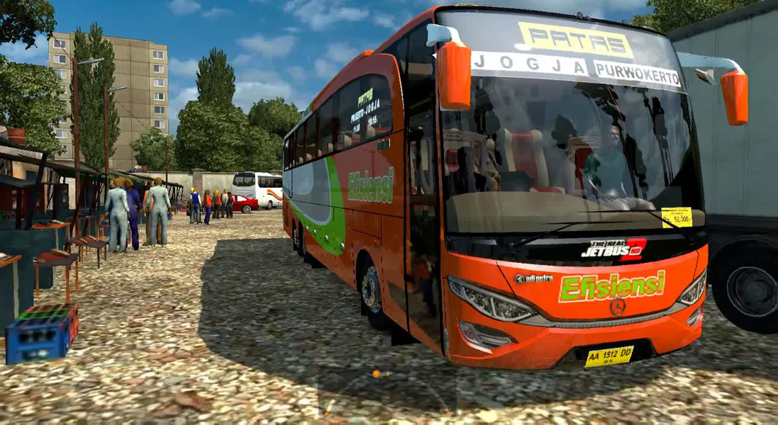 Bus Basuri Nusantara Simulator - Gameplay image of android game