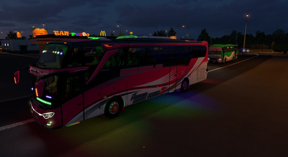 Bus Basuri Nusantara Simulator - Gameplay image of android game