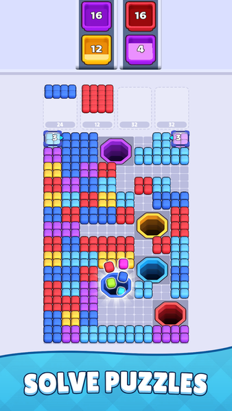Cube Color Escape - عکس بازی موبایلی اندروید