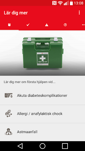 Röda Korset Första hjälpen - Image screenshot of android app