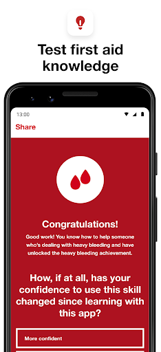 First aid by British Red Cross - Image screenshot of android app