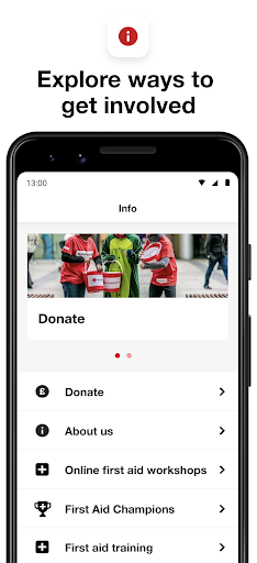 First aid by British Red Cross - Image screenshot of android app