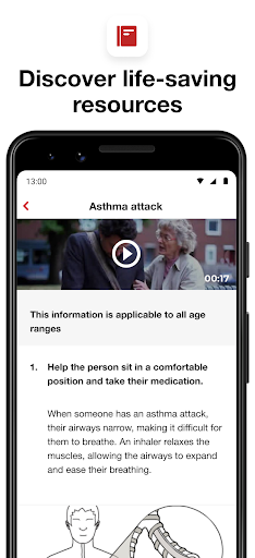 First aid by British Red Cross - عکس برنامه موبایلی اندروید