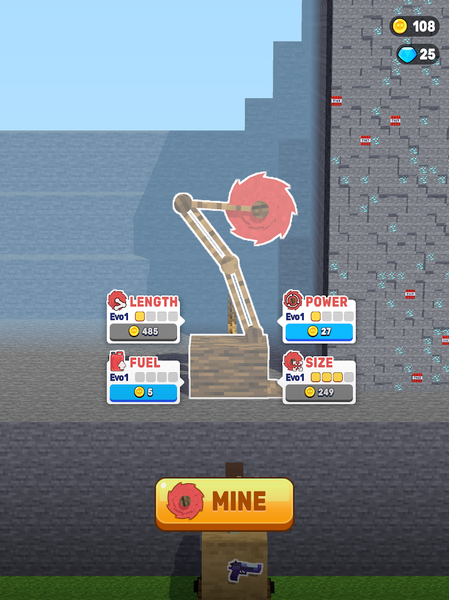 Mine Crushers - Gameplay image of android game