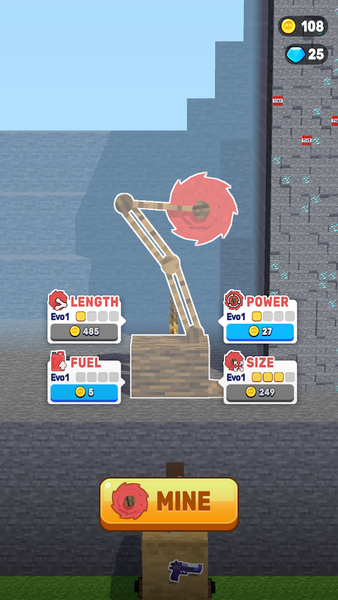 Mine Crushers - Gameplay image of android game