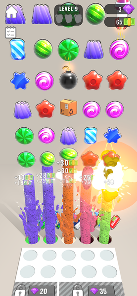 Soda Merge - Gameplay image of android game