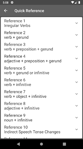 EPT Grammar Lite - Image screenshot of android app