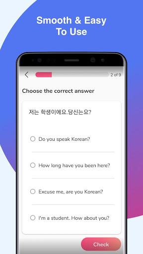 Korean Conversation Practice - Cudu - Image screenshot of android app