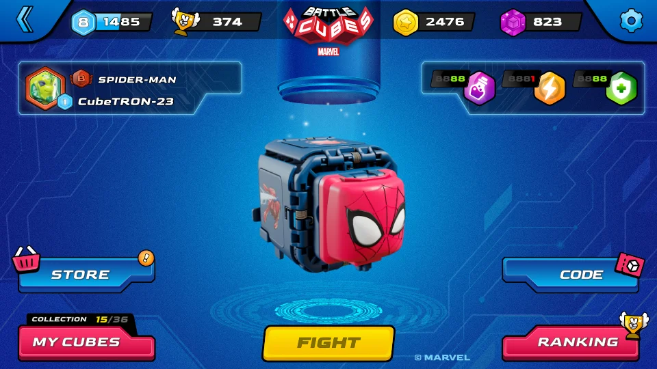 Battle Cubes - Gameplay image of android game