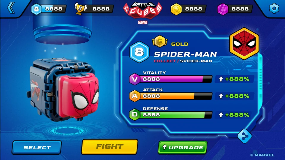 Battle Cubes - Gameplay image of android game
