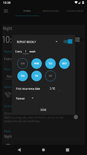 Do Not Disturb - Call Blocker - عکس برنامه موبایلی اندروید