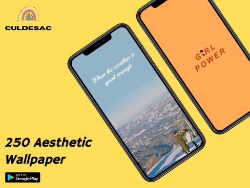 250 Aesthetic Wallpaper - Image screenshot of android app