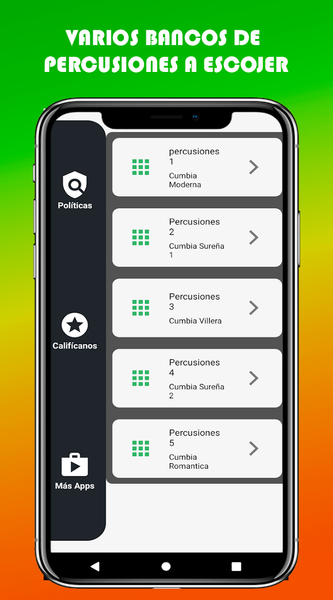 Batería electrónica sureña - عکس برنامه موبایلی اندروید