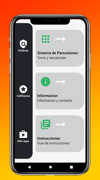 Batería electrónica sureña - عکس برنامه موبایلی اندروید