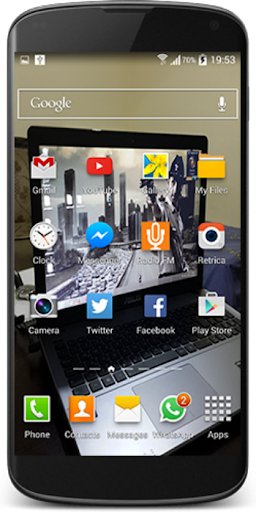 Transparent Screen - Image screenshot of android app