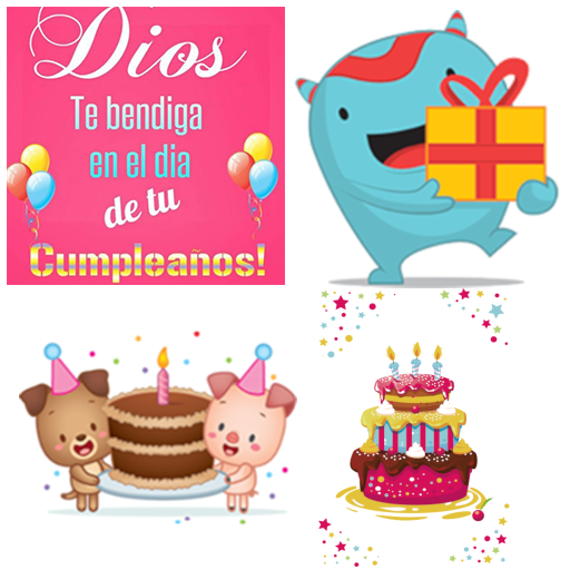 stickers happy birthday - Image screenshot of android app