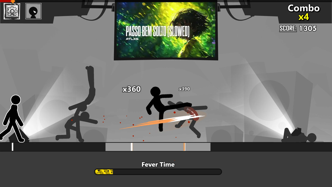 Stickdance Tuber: Fight Melody - عکس بازی موبایلی اندروید