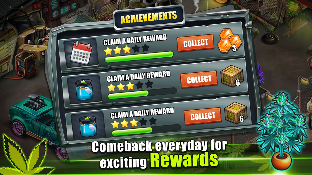 Weed Farm - Idle Tycoon Games - عکس بازی موبایلی اندروید