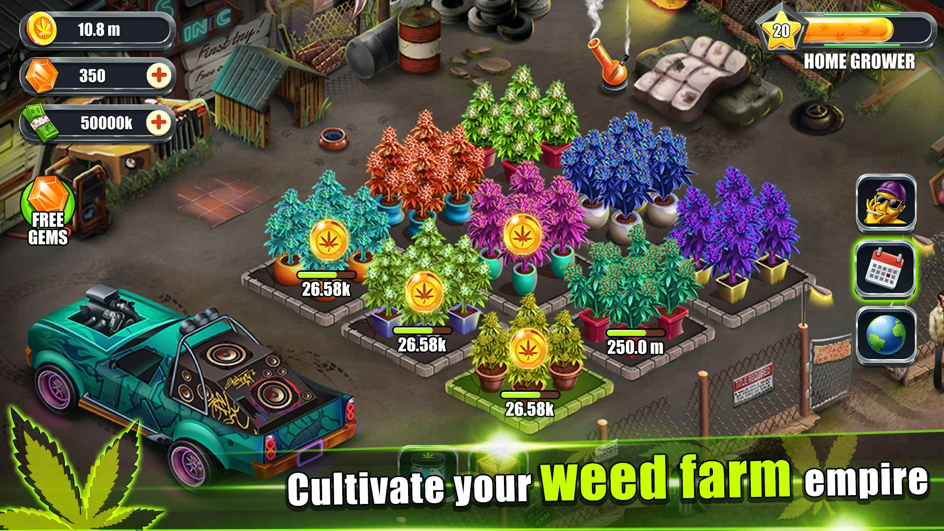 بازی Weed Farm - Idle Tycoon Games - دانلود | بازار