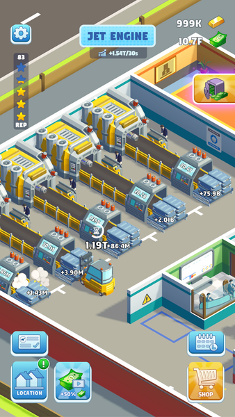 Rogue Runways: Idle Jet Tycoon - Gameplay image of android game