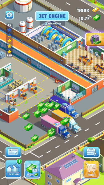 Rogue Runways: Idle Jet Tycoon - Gameplay image of android game