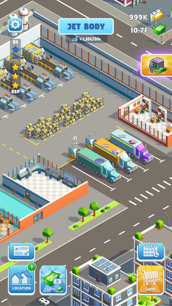 Rogue Runways: Idle Jet Tycoon - Gameplay image of android game