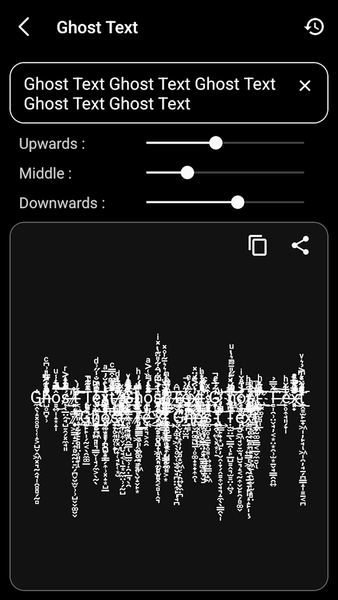 Cool Text, Ghost Text & Symbol - عکس برنامه موبایلی اندروید