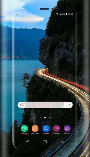 Curved Edge Wallpaper - Image screenshot of android app