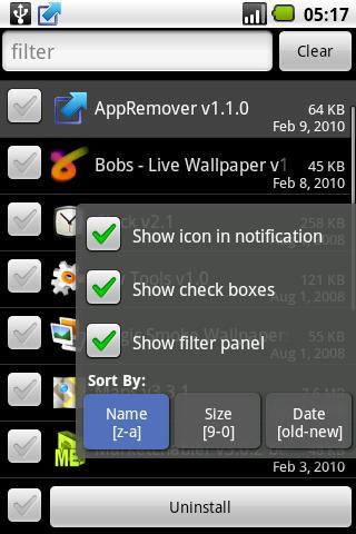 AppRemover - Image screenshot of android app