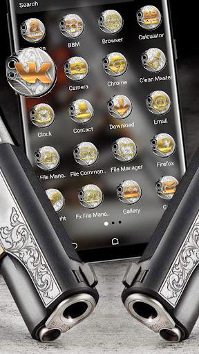 Fancy Gun Launcher Theme - Image screenshot of android app