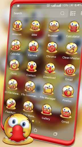 Happy Emoji Launcher Theme - Image screenshot of android app