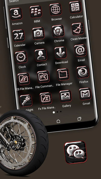 Motorbike Launcher Theme - Image screenshot of android app