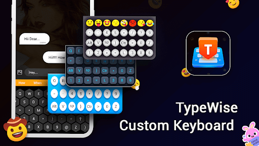 Custom keyboard for android Emoji keyboard themes - Image screenshot of android app