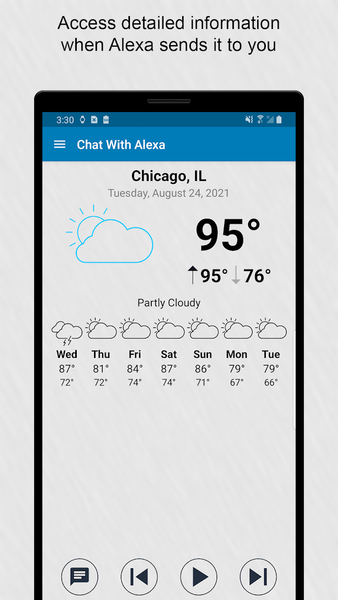 Chat With Alexa - عکس برنامه موبایلی اندروید