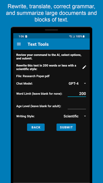 PowerChat AI - عکس برنامه موبایلی اندروید