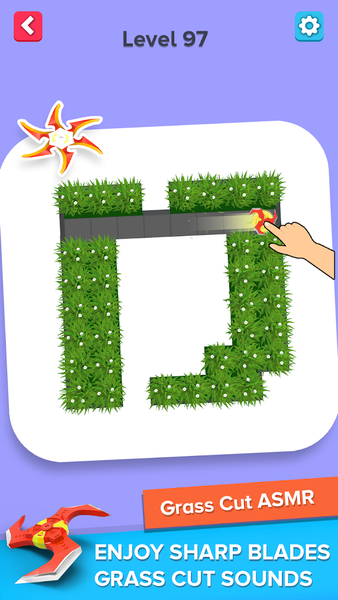 Grass Cut Master Relaxing Game - عکس بازی موبایلی اندروید