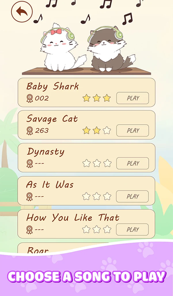 Duet Kitties: Cute Music Game - Image screenshot of android app