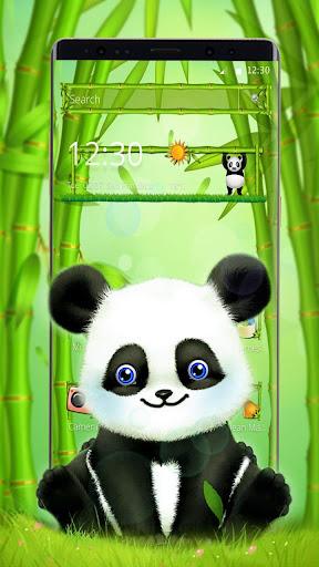 Cute panda theme list - Image screenshot of android app