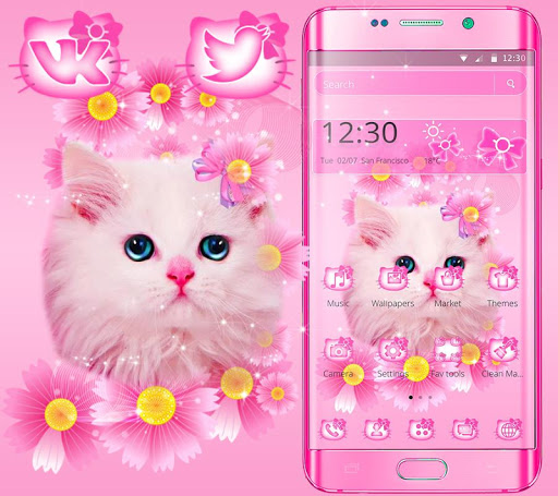 39 Best Pink kitty wallpaper ideas | pink kitty wallpaper, kitty wallpaper, cute  wallpapers