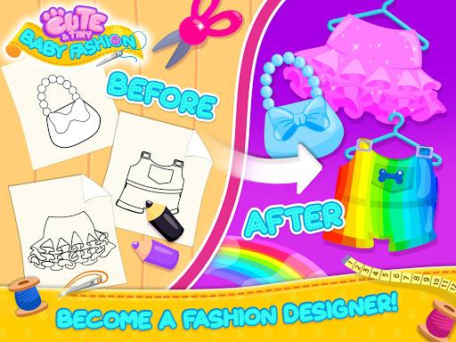 Cute & Tiny Baby Fashion - Design & Dress Up Fun - عکس بازی موبایلی اندروید