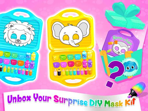 Cute & Tiny DIY Mask Party - Art & Coloring Fun - عکس بازی موبایلی اندروید