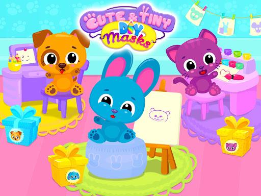 Cute & Tiny DIY Mask Party - Art & Coloring Fun - عکس بازی موبایلی اندروید