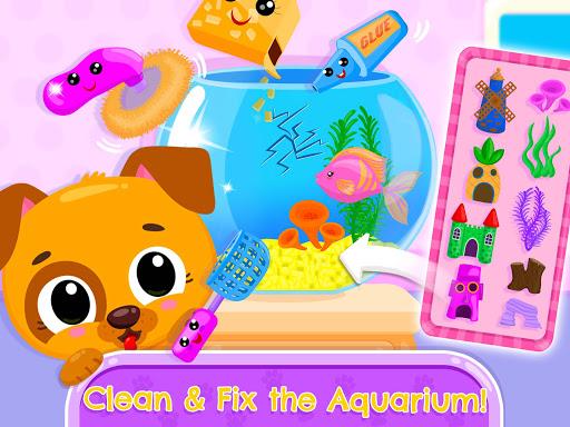 Cute & Tiny Pets - Kids Build Baby Animal Houses - Gameplay image of android game