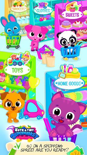 Cute & Tiny Supermarket - Baby Pets Go Shopping - Gameplay image of android game
