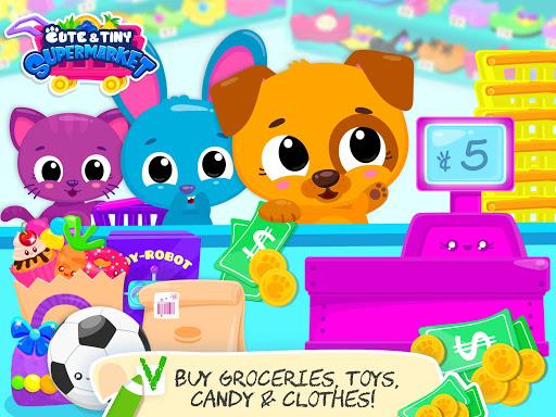 Cute & Tiny Supermarket - Baby Pets Go Shopping - عکس بازی موبایلی اندروید