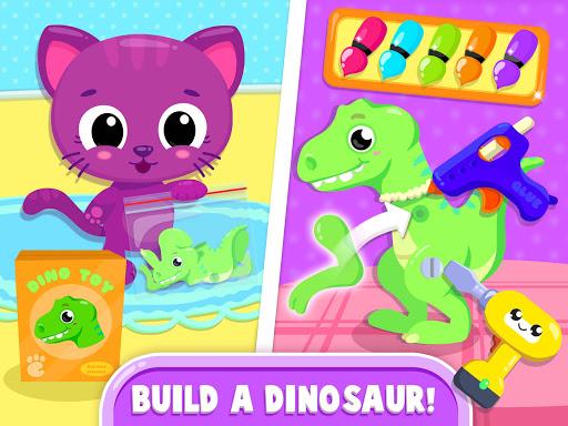 Cute & Tiny Toys - Doll, Dino, Car, Bear & Robot - Gameplay image of android game