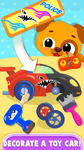 Cute & Tiny Toys - Doll, Dino, Car, Bear & Robot - Gameplay image of android game